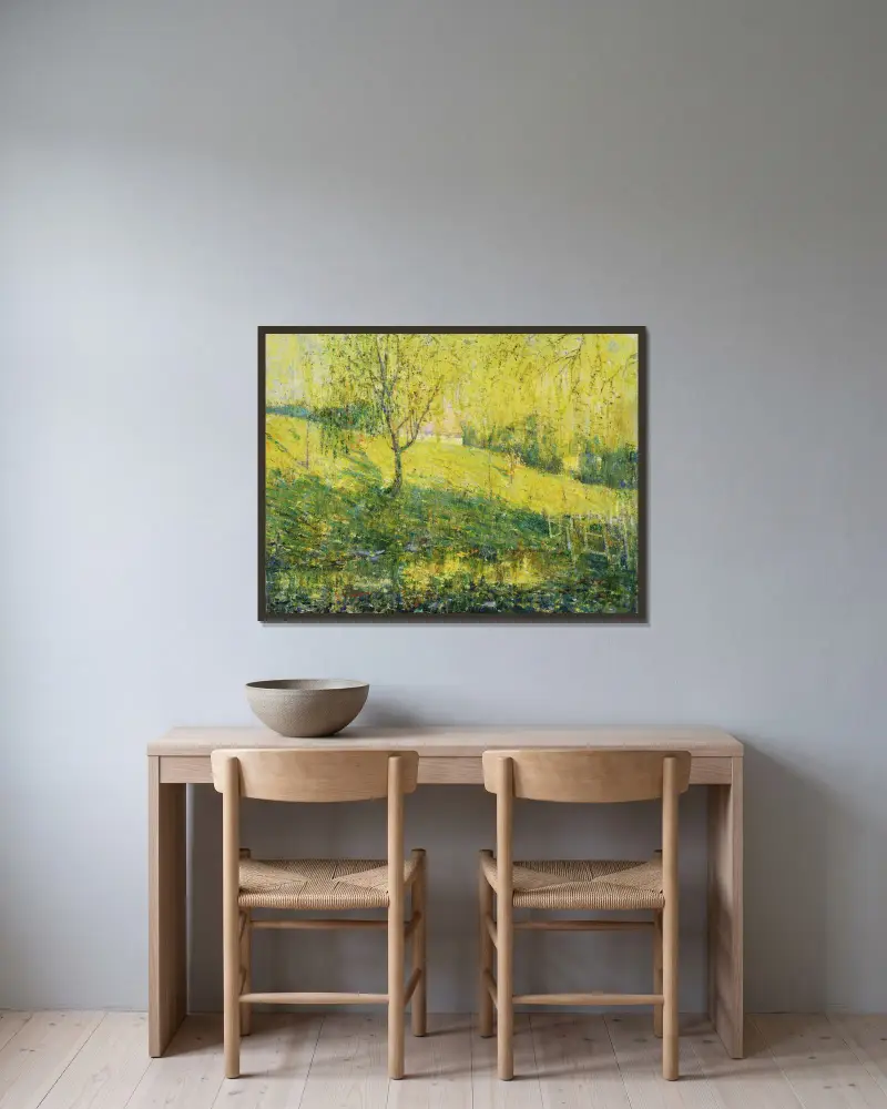 Jaro, Ernest Lawson v rámu na stěně