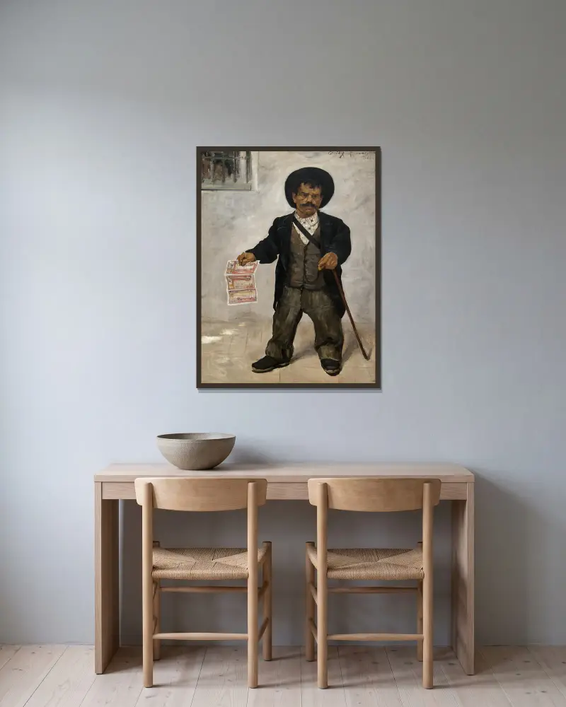 Spanish Dwarf, Ernst Josephson w ramie na ścianie