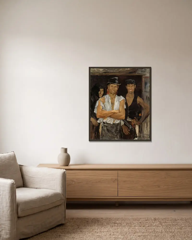 Španělští kováři, Ernst Josephson v rámu na stěně
