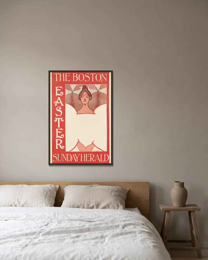 Boston Sunday Herald, Velikonoce, Ethel Reed v rámu na stěně