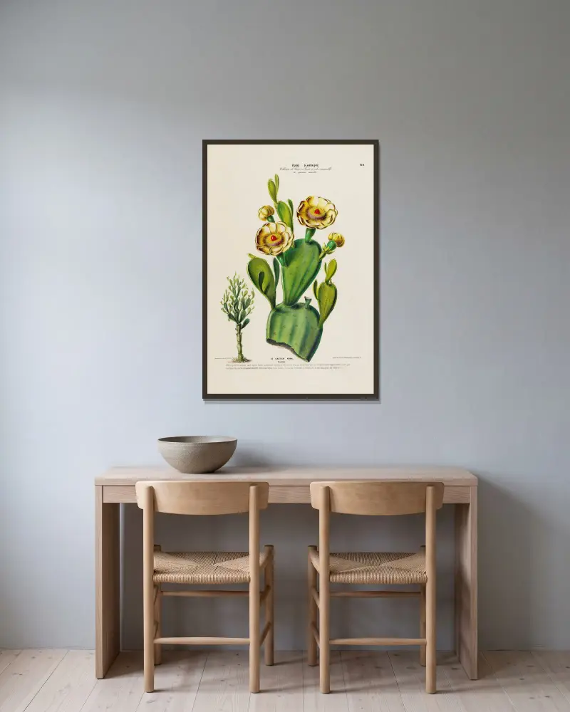 Flore d'Amérique, nach der Natur vor Ort gezeichnet, Tafel 168 von Etienne Denisse gerahmt an einer Wand
