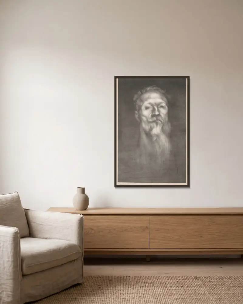 Auguste Rodin, Eugène Carriere w ramie na ścianie