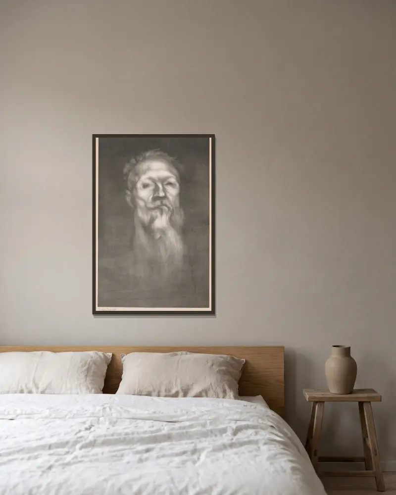 Auguste Rodin, Eugène Carriere w ramie na ścianie