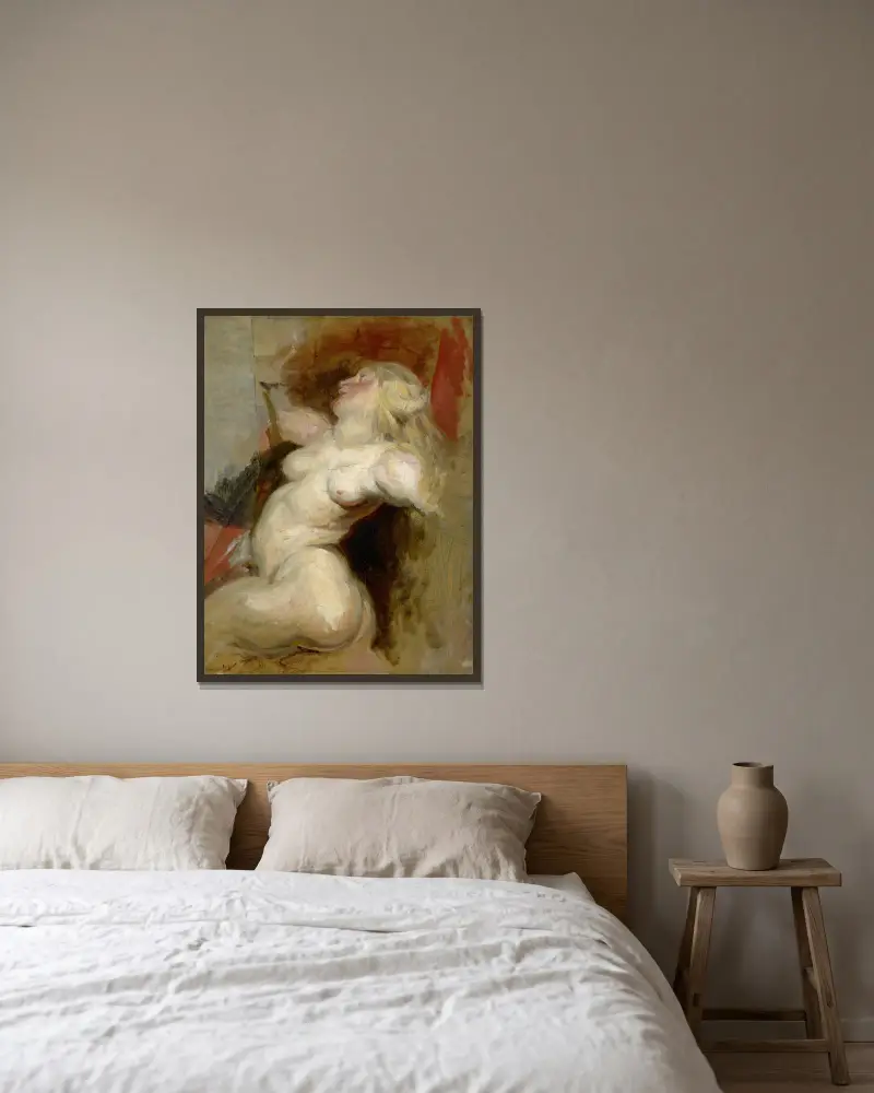 Nereida, Eugène Delacroix w ramie na ścianie