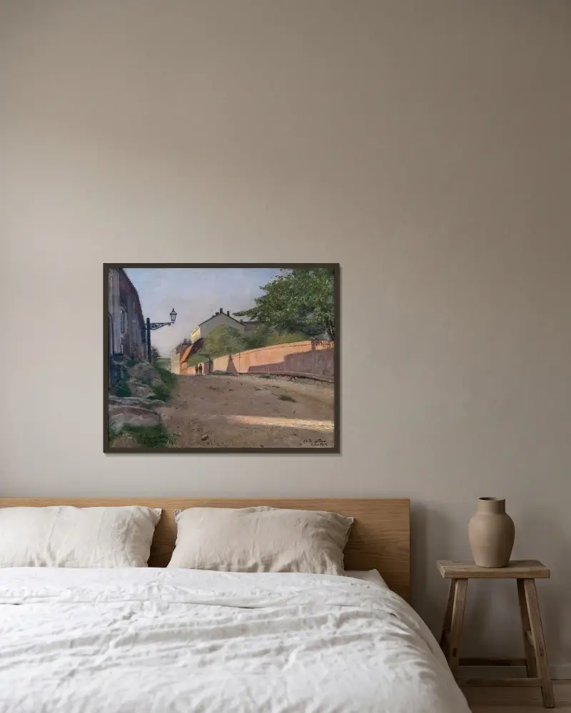 Döbelnsgatan, Eugène Jansson w ramie na ścianie