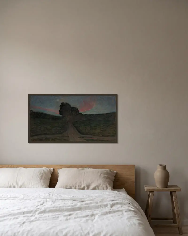 Evening Mood-Lidingö, Eugène Jansson w ramie na ścianie