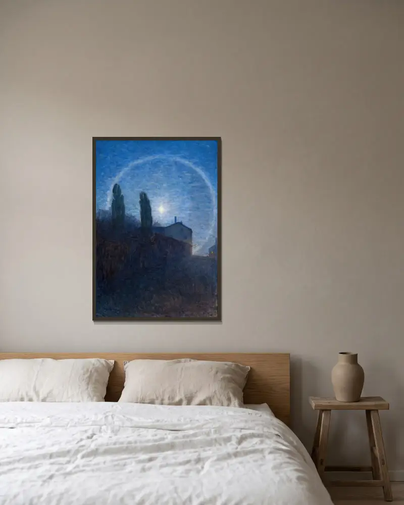 Lunar Halo, Eugène Jansson v rámu na stěně