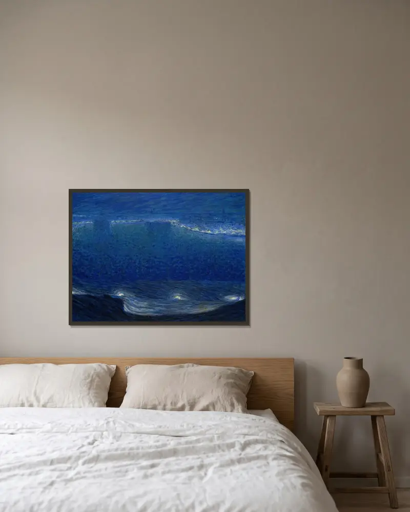 Nocturne, Eugène Jansson w ramie na ścianie