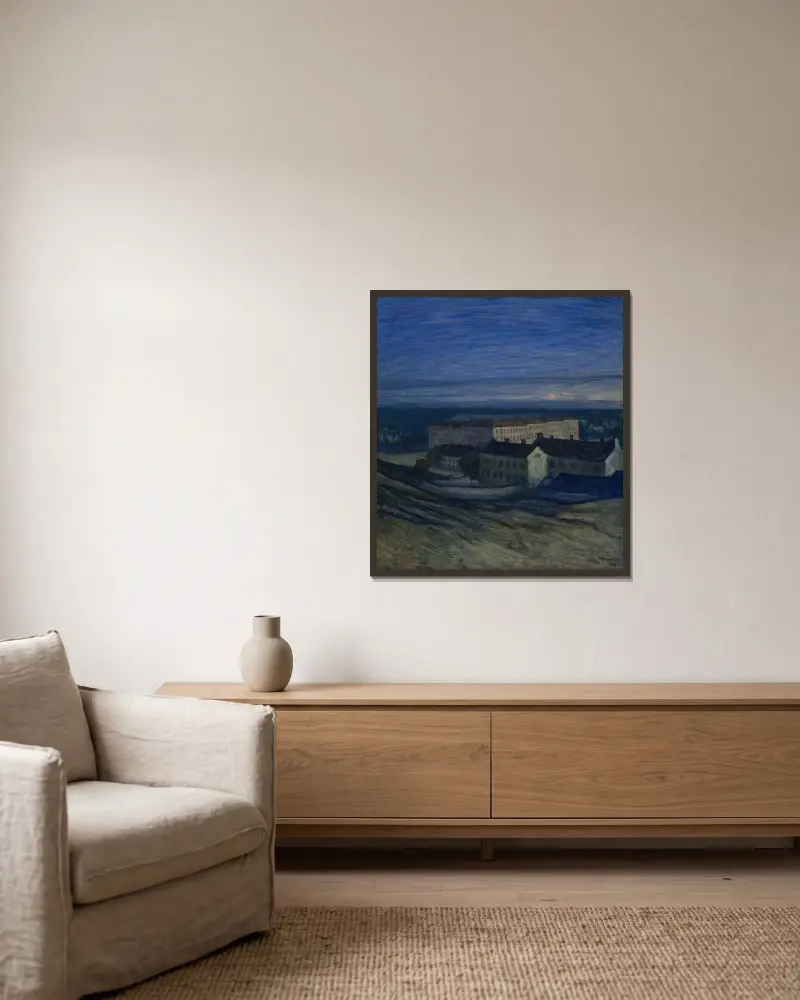 Outskirts, Eugène Jansson w ramie na ścianie