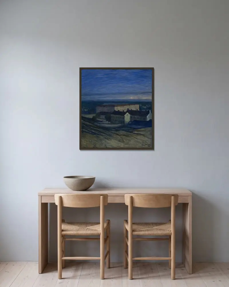Outskirts, Eugène Jansson w ramie na ścianie