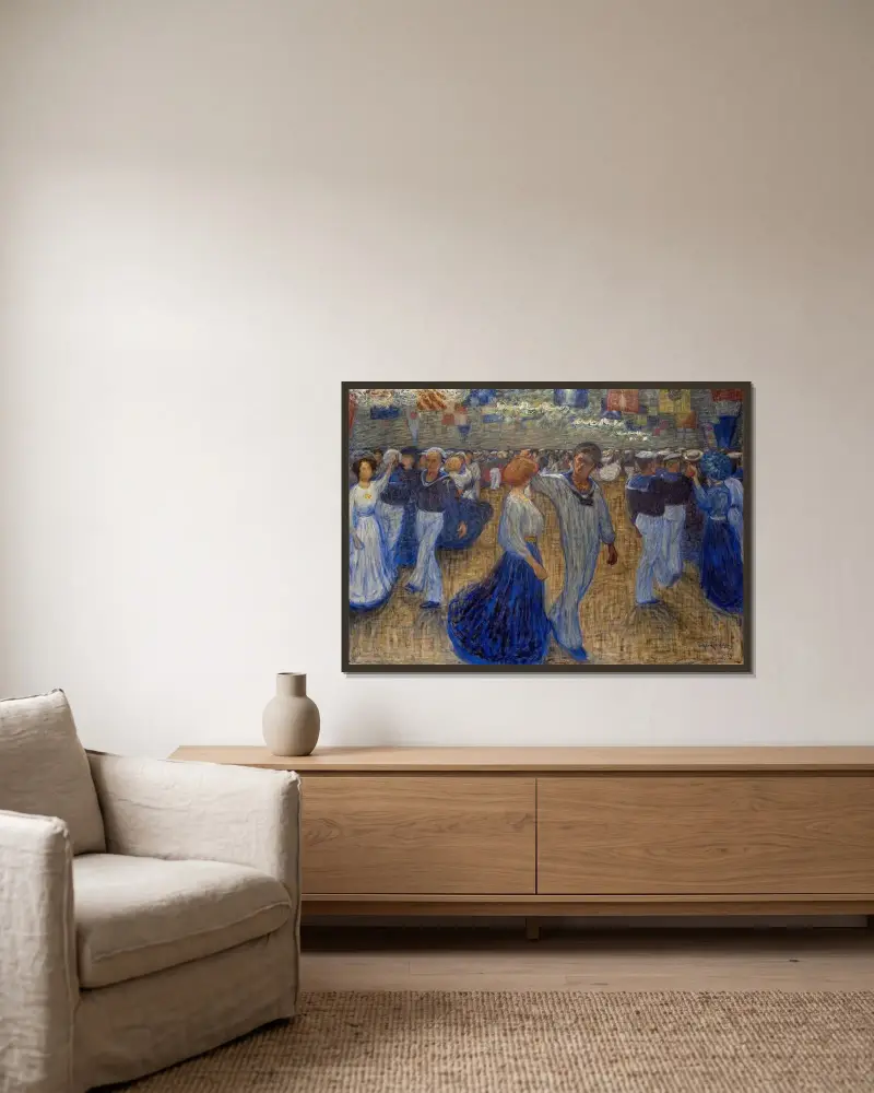 Sailor’s Ball, Eugène Jansson v rámu na stěně