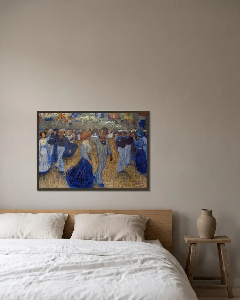Sailor’s Ball, Eugène Jansson v rámu na stěně