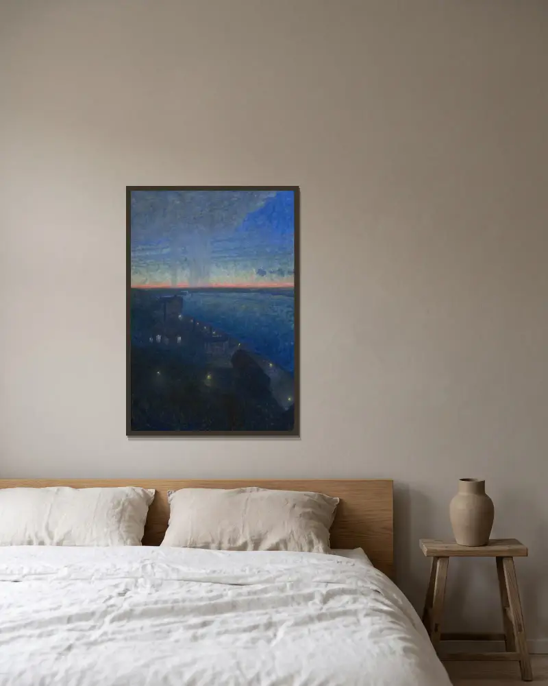 Söder Mälarstrand, Eugène Jansson v rámu na stěně