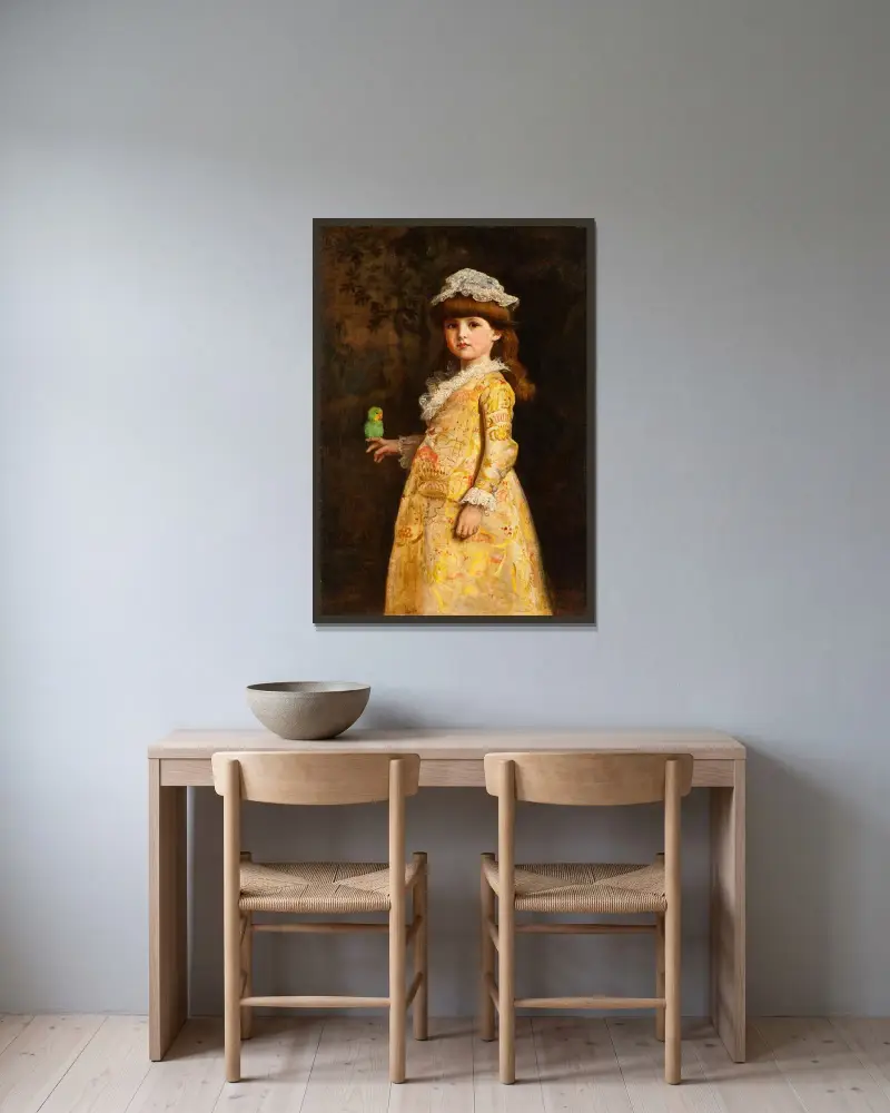 Ptaki miłosne („Une Grande Dame”), Sir John Everett Millais w ramie na ścianie