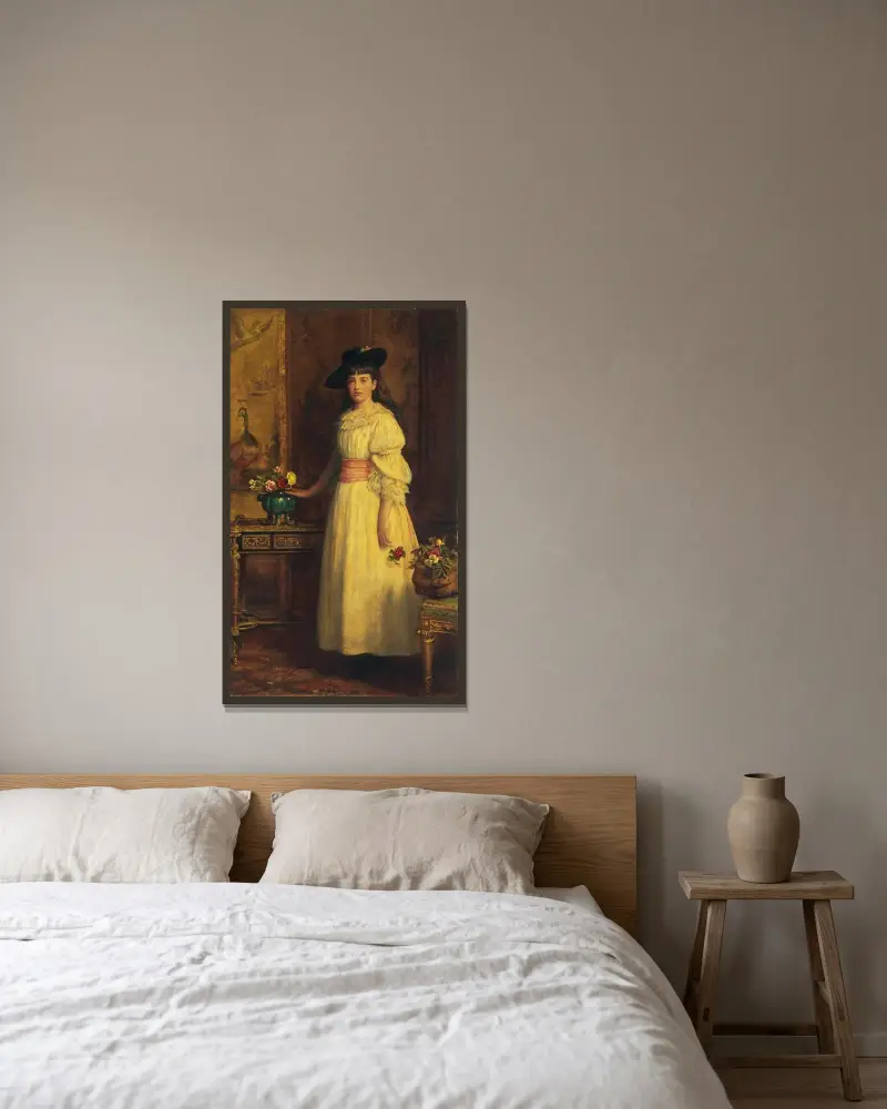 Panna Gertrude Vanderbilt, Sir John Everett Millais w ramie na ścianie