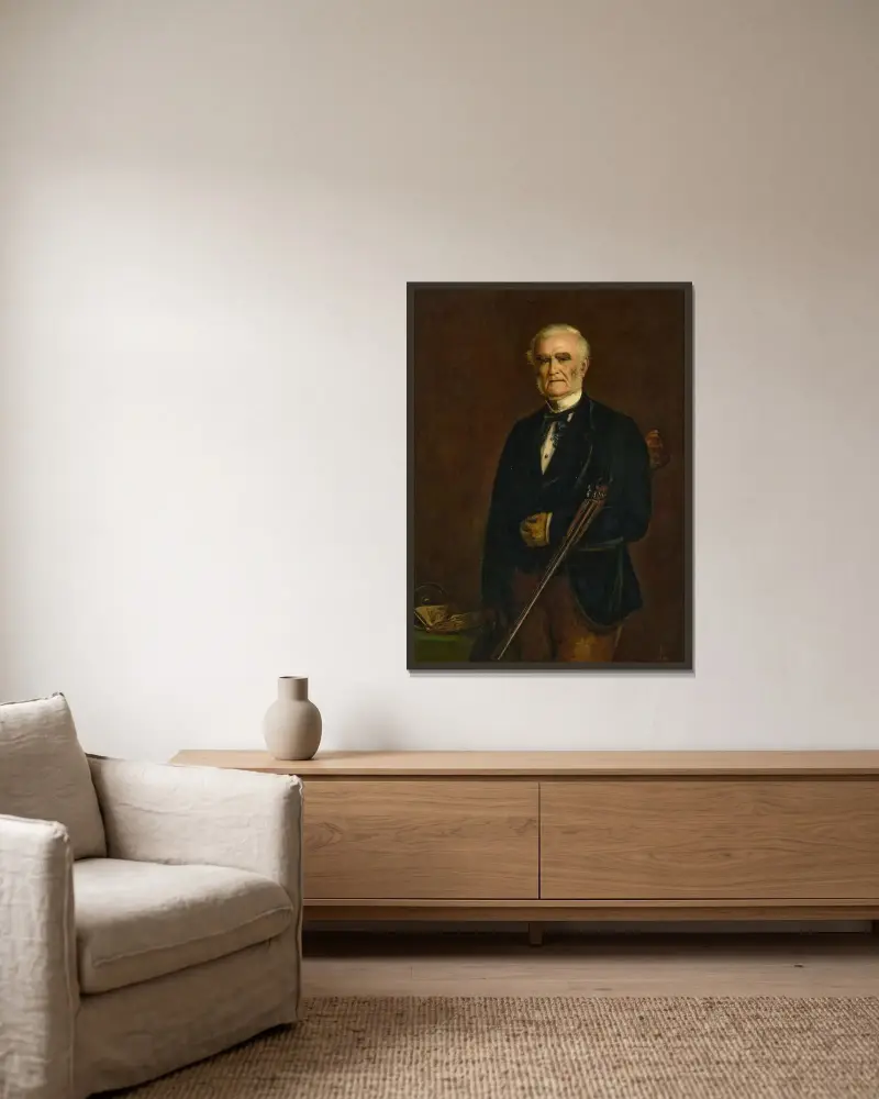Portret Fleetwooda Pellew Wilsona, J.P., D.L., Sir John Everett Millais w ramie na ścianie