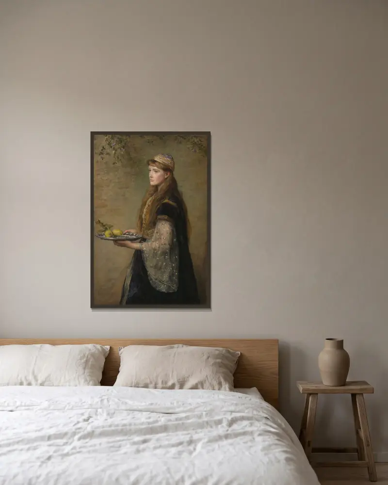 Więzień, Sir John Everett Millais w ramie na ścianie