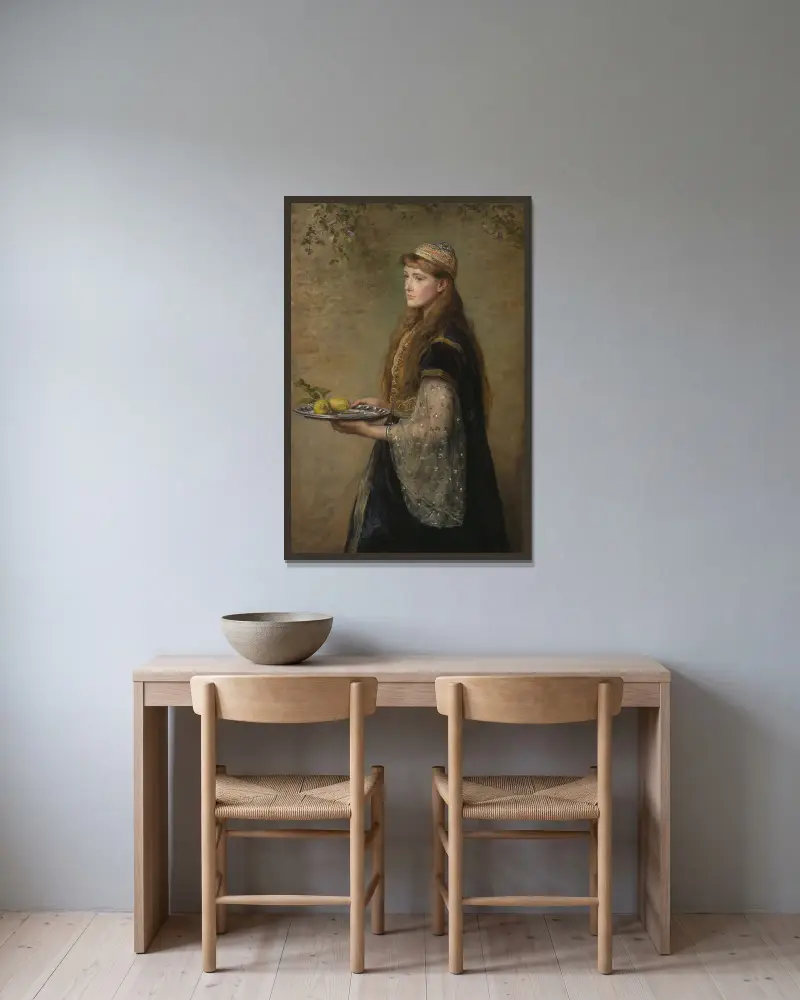 Więzień, Sir John Everett Millais w ramie na ścianie
