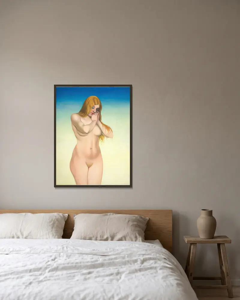 Blond akt, Félix Vallotton w ramie na ścianie