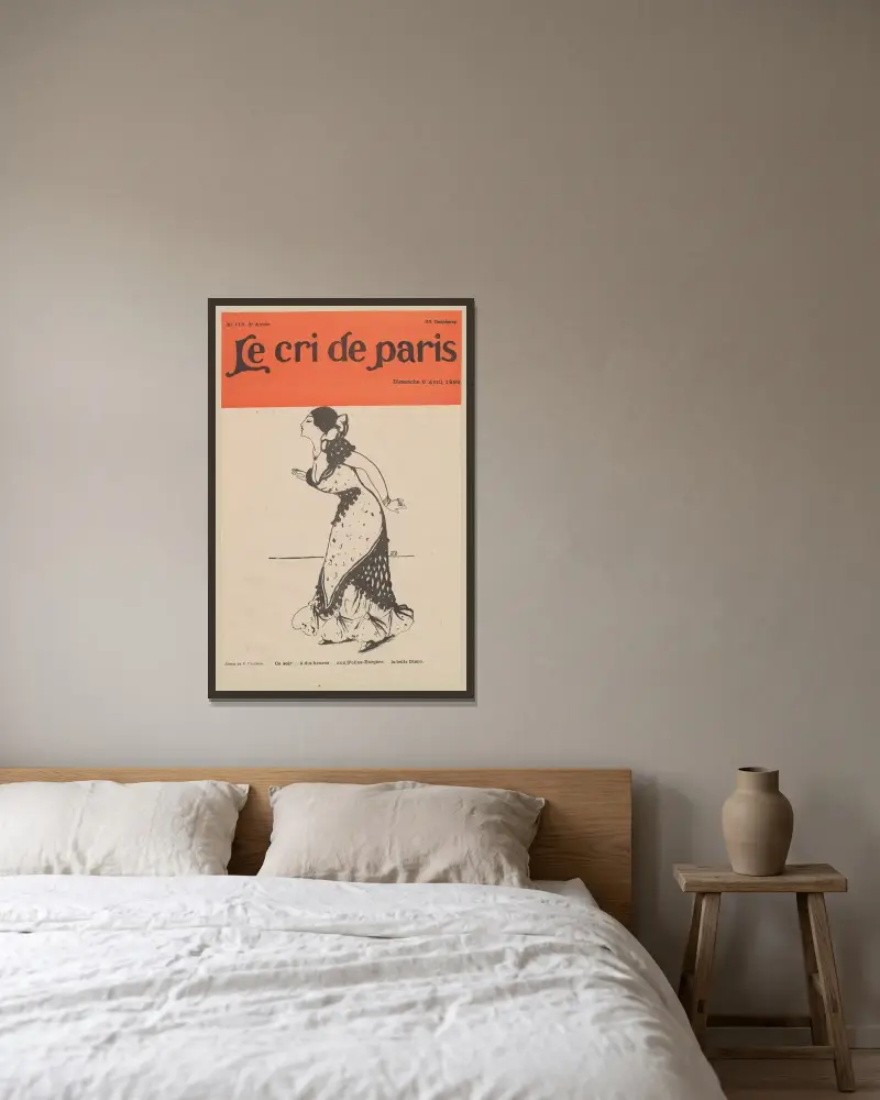 Heute Abend… um zehn Uhr… in den Folies-Bergère… die schöne Otero von Félix Vallotton gerahmt an einer Wand