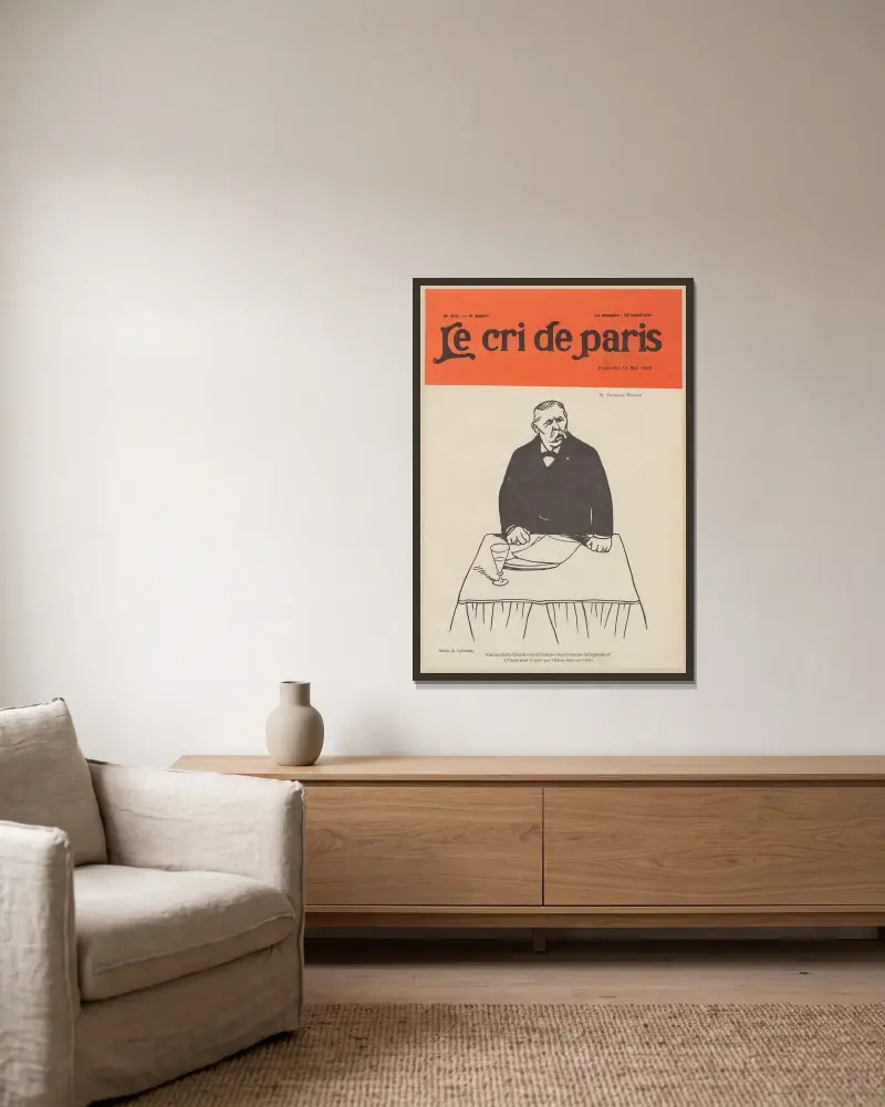 Nationaliste-libéral-republicain-conservateur-independant. L’Union dans le pays par l’Union dans les votes! von Félix Vallotton gerahmt an einer Wand