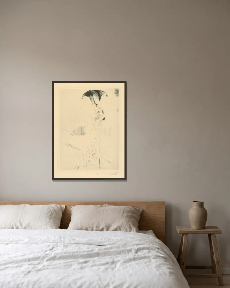 Grénovilles, Fernand Khnopff v rámu na stěně