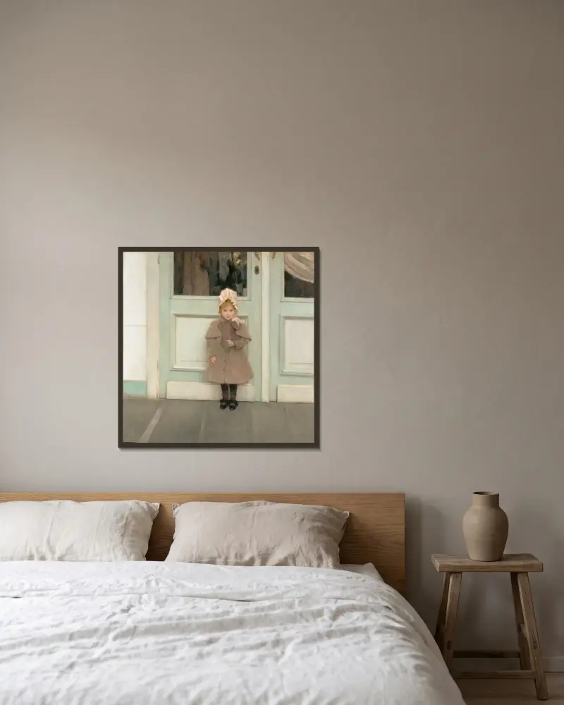 Jeanne Kéfer, Fernand Khnopff w ramie na ścianie