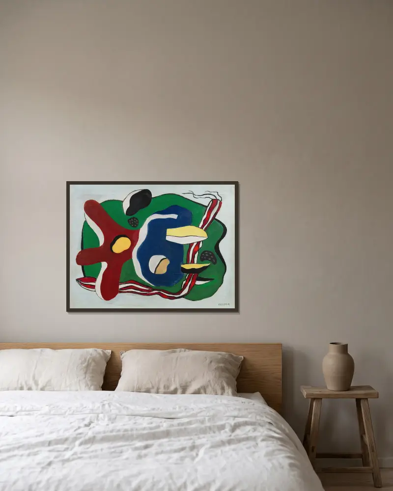 Mořská hvězdice, Fernand Léger v rámu na stěně