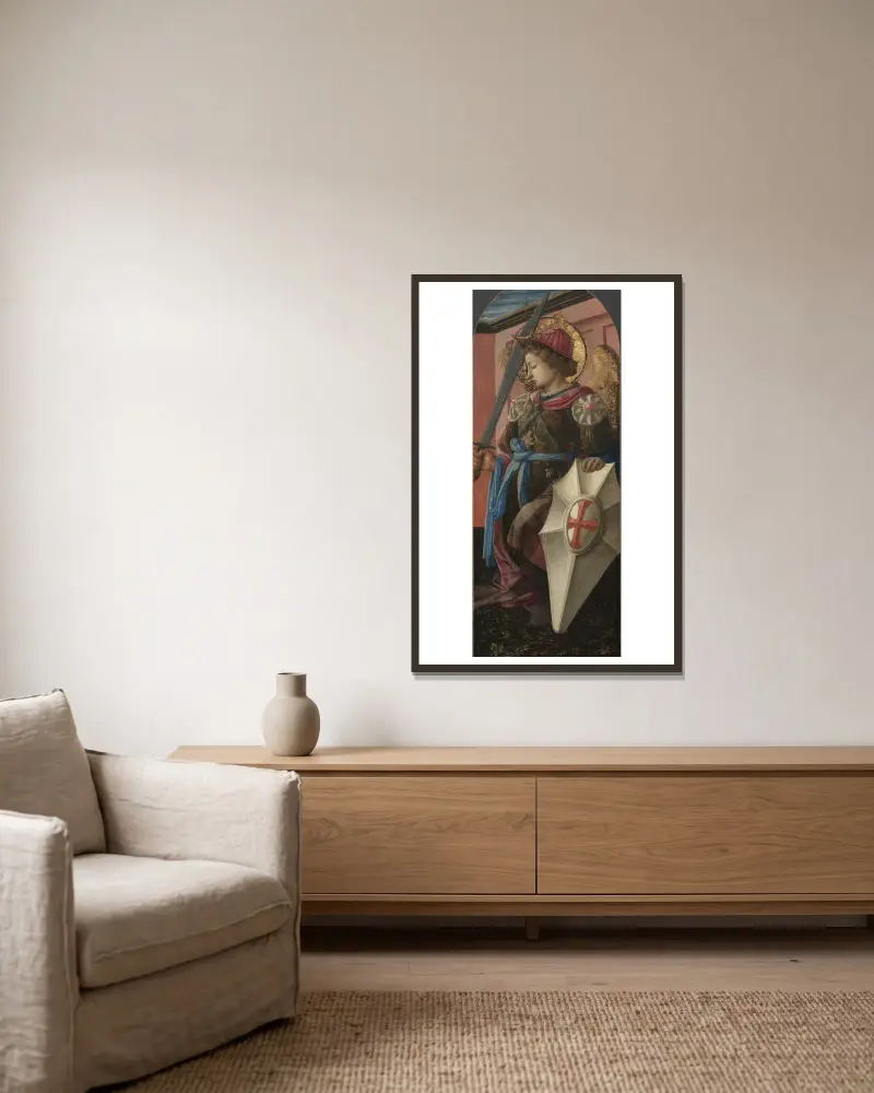 Archanděl Michael, Filippino Lippi v rámu na stěně