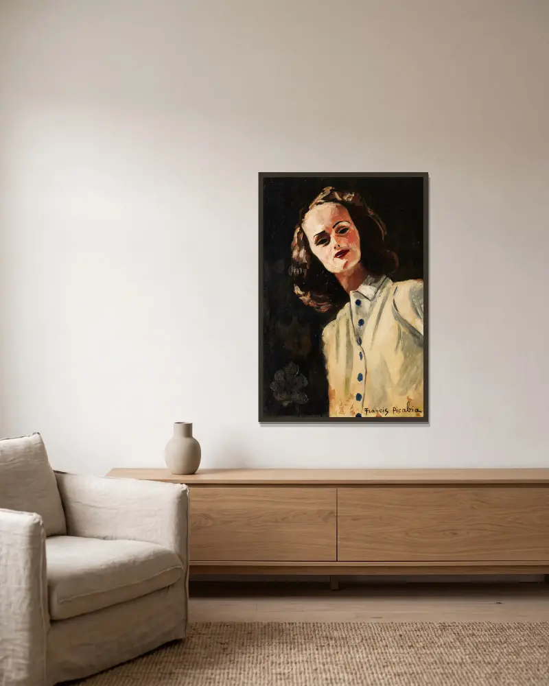 Odboj, Francis Picabia v rámu na stěně