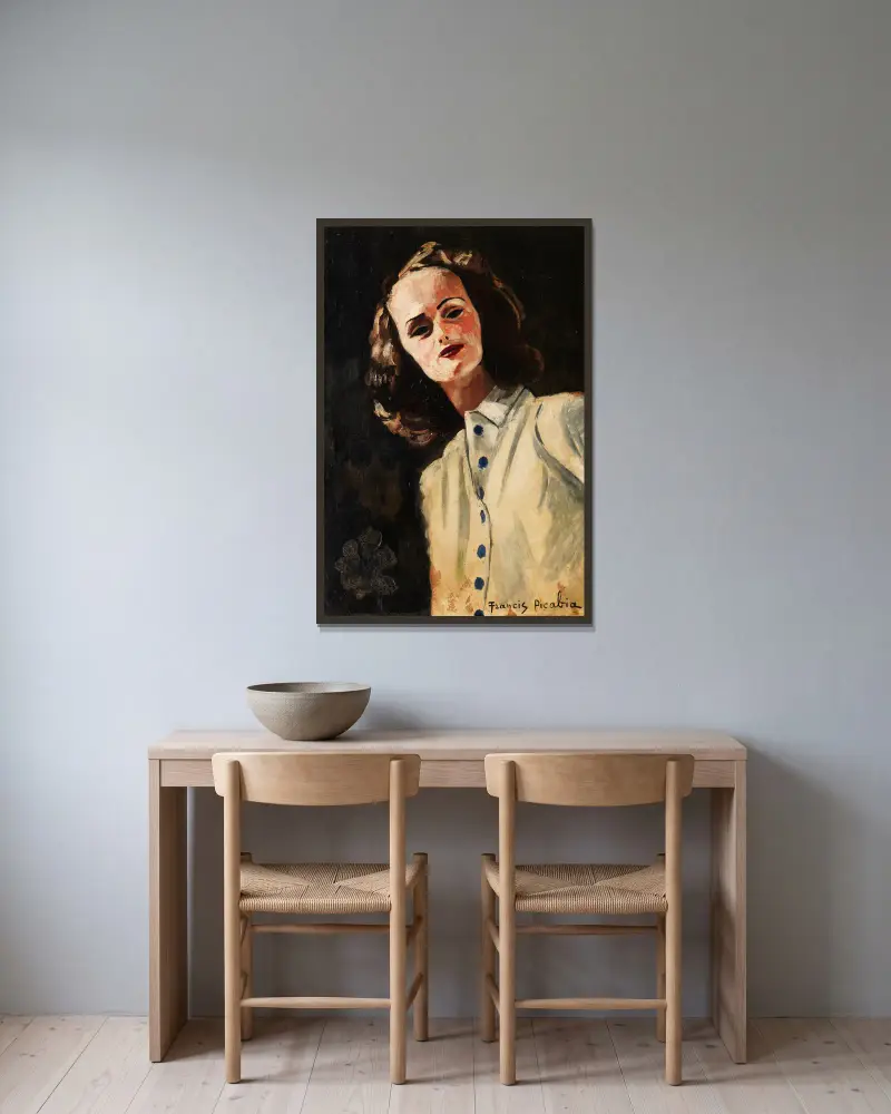 Odboj, Francis Picabia v rámu na stěně