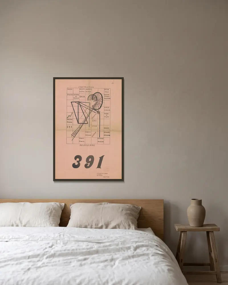Molèculaire von Francis Picabia gerahmt an einer Wand
