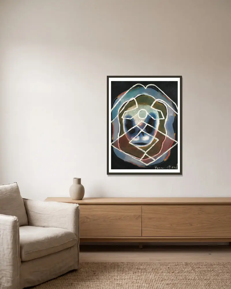 Meine Atmosphäre von Francis Picabia gerahmt an einer Wand
