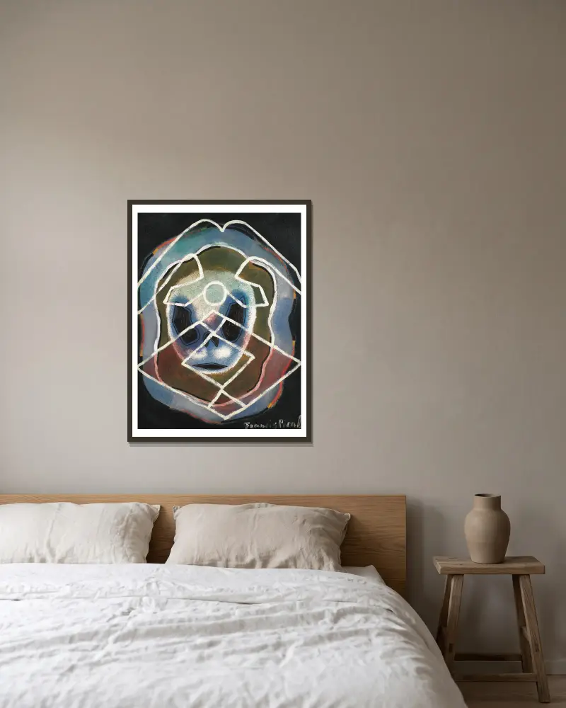 Meine Atmosphäre von Francis Picabia gerahmt an einer Wand