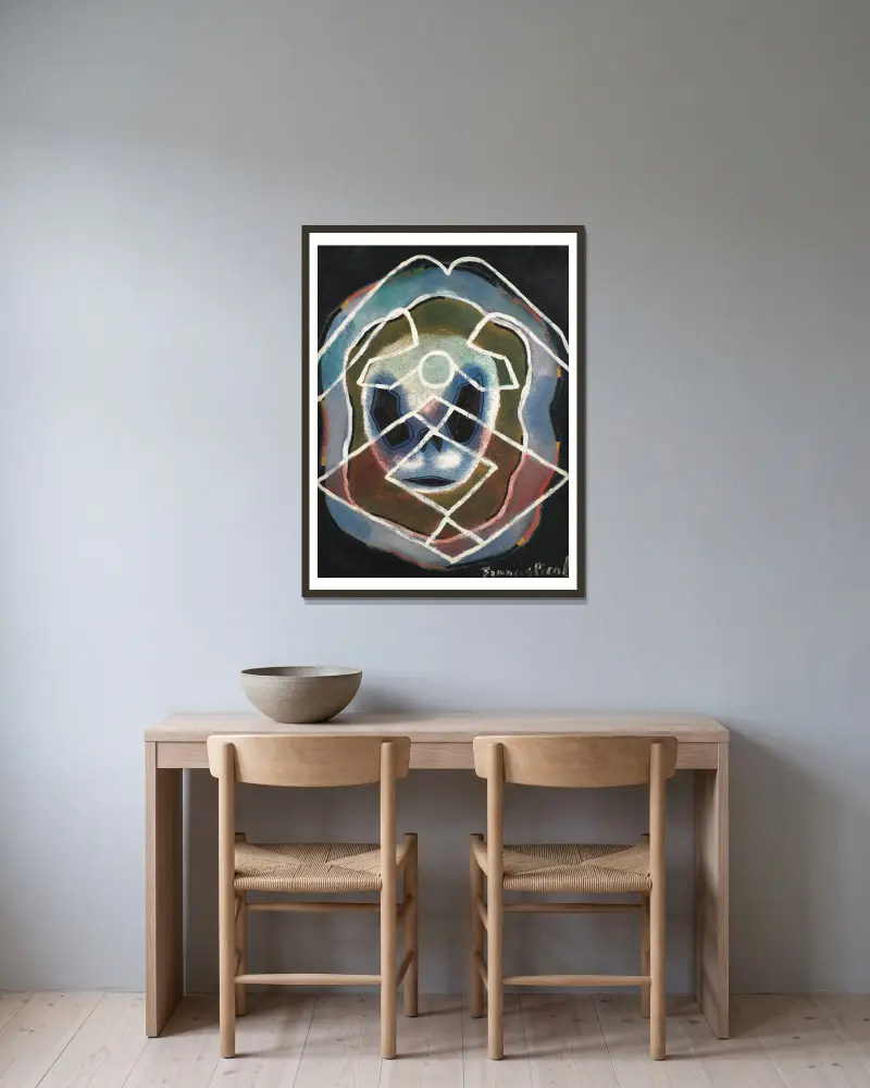 Meine Atmosphäre von Francis Picabia gerahmt an einer Wand