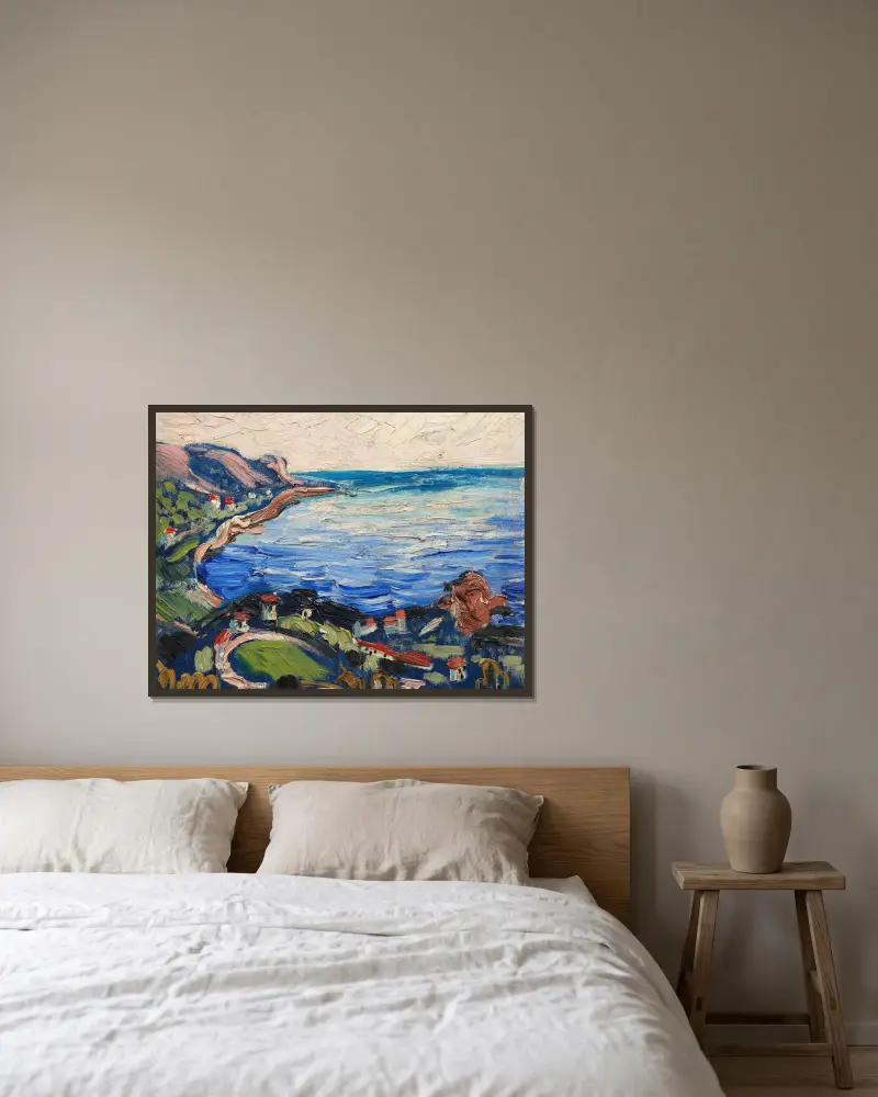 Mořská krajina, Francis Picabia v rámu na stěně