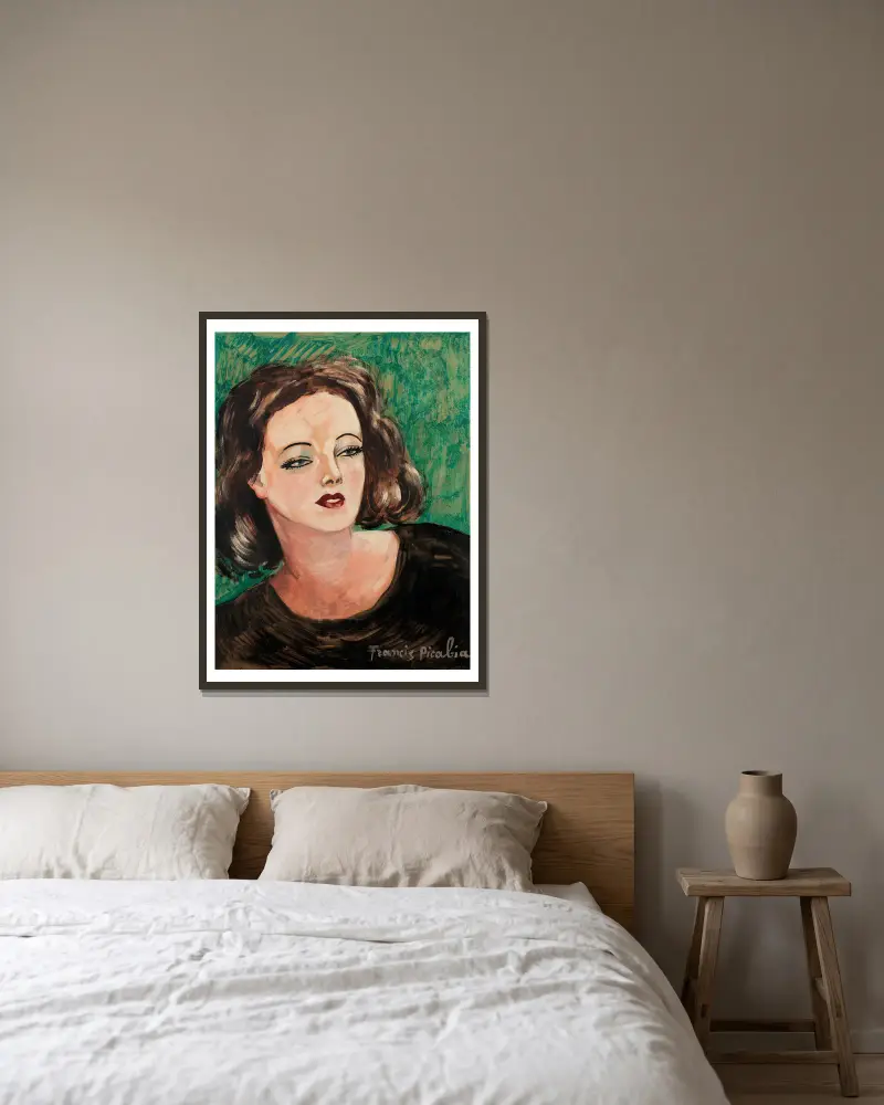 Sans titre, 1940 av Francis Picabia inramad på en vägg