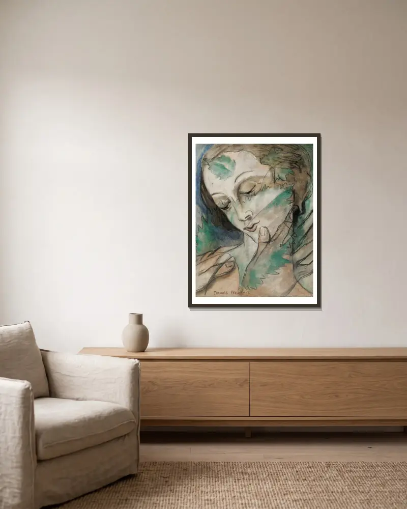 Bez tytułu, 1930, Francis Picabia w ramie na ścianie