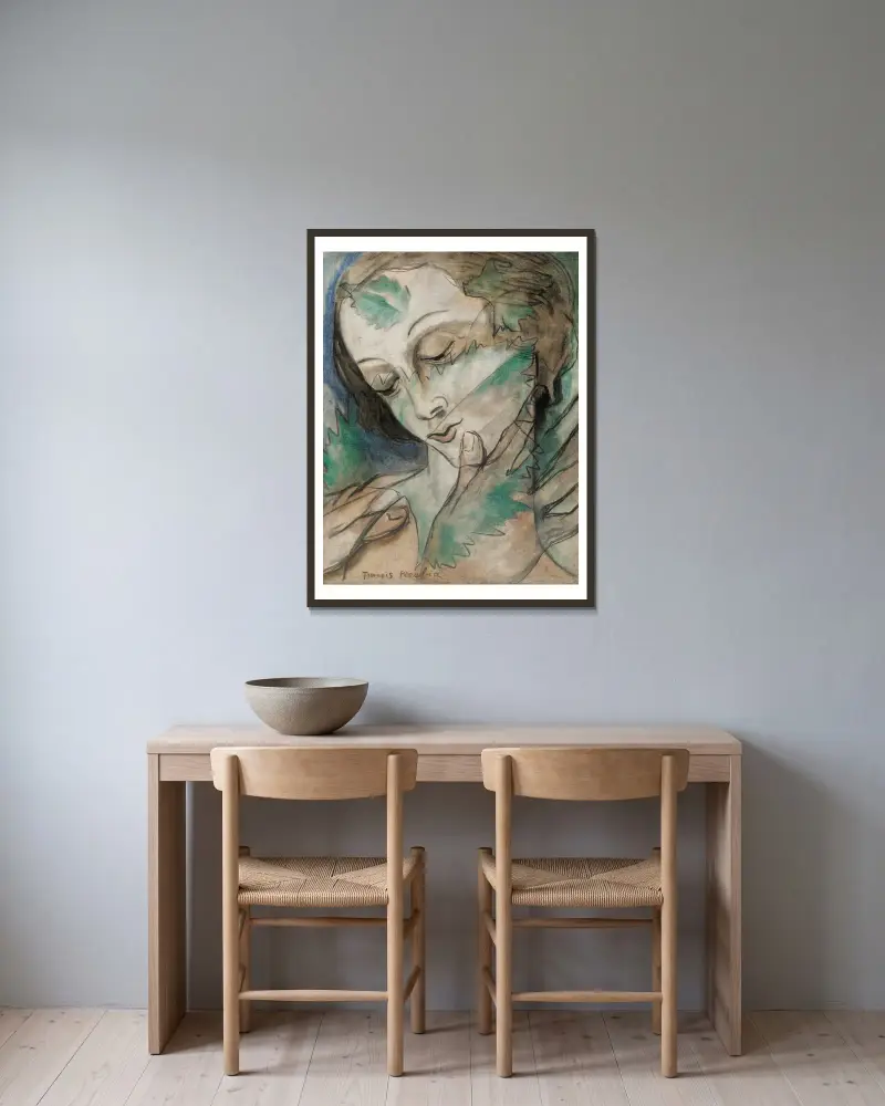 Bez tytułu, 1930, Francis Picabia w ramie na ścianie