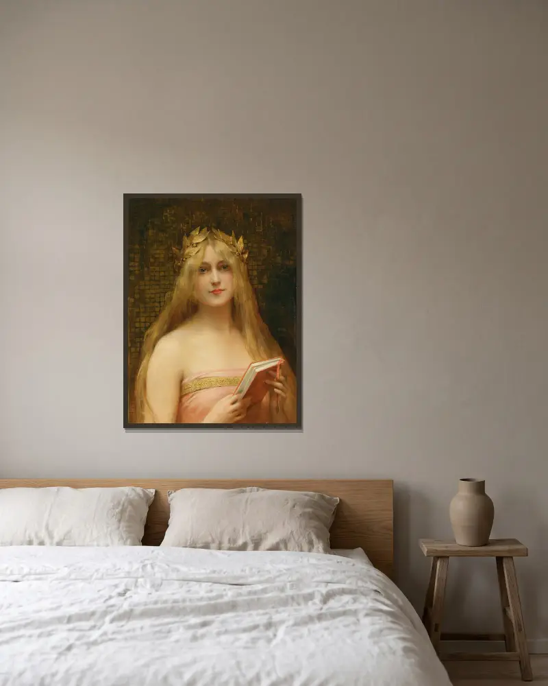 A Classical Beauty av Léon François Comerre inramad på en vägg