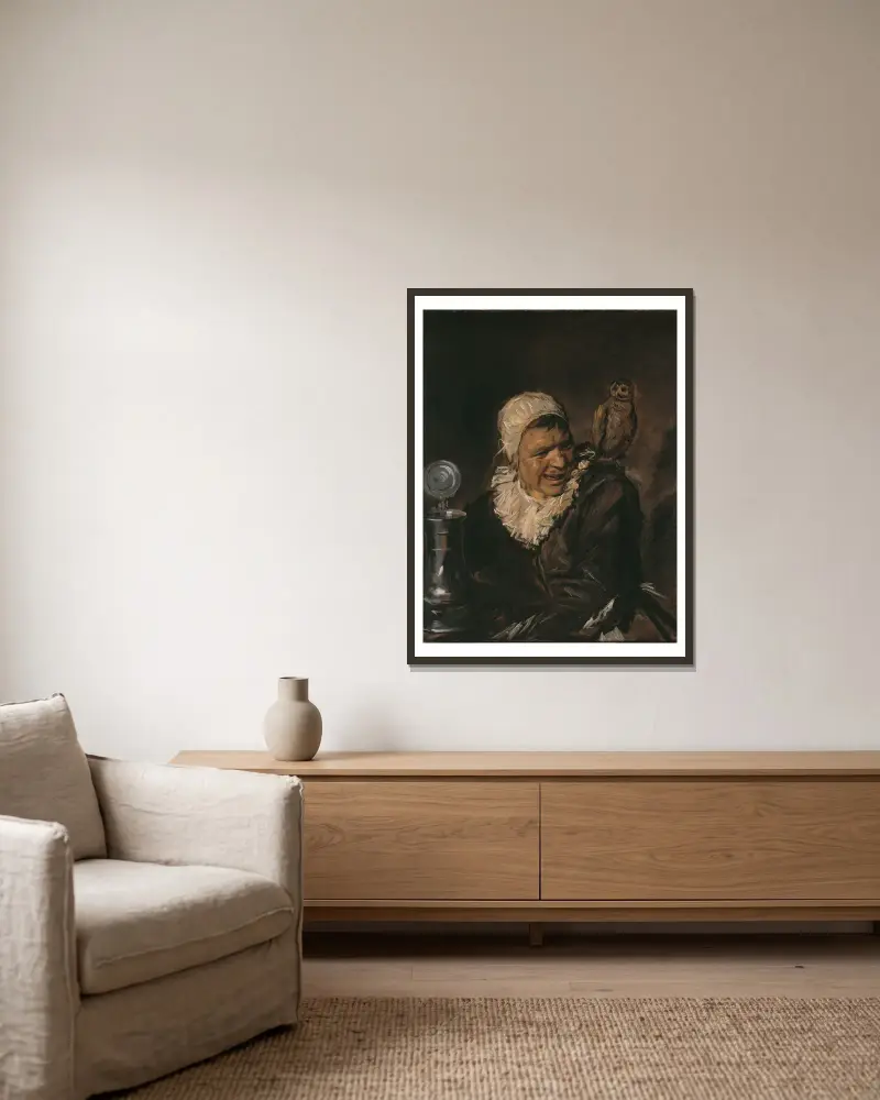 Malle Babbe, Frans Hals v rámu na stěně