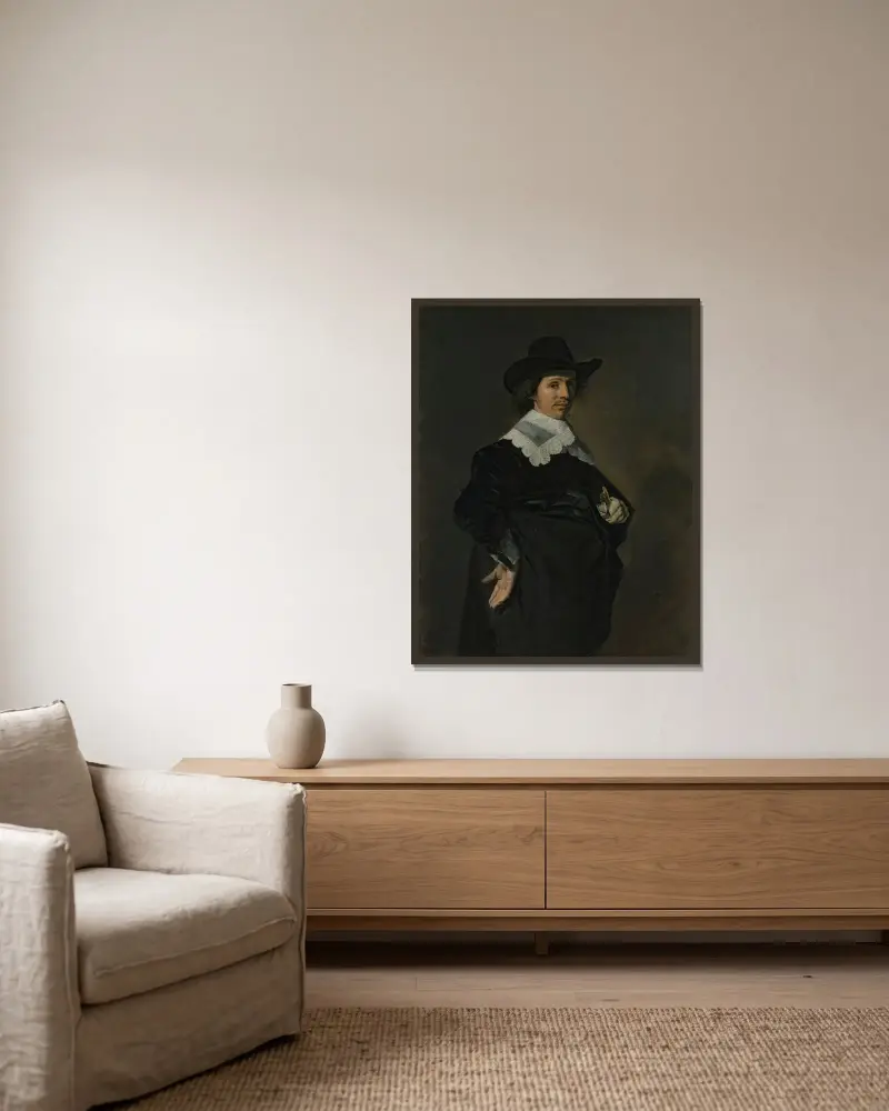 Paulus Verschuur (1606–1667), Frans Hals v rámu na stěně