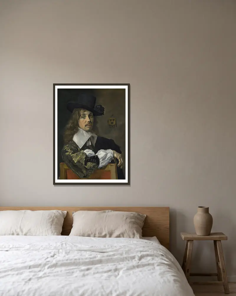 Willem Coymans, Frans Hals v rámu na stěně