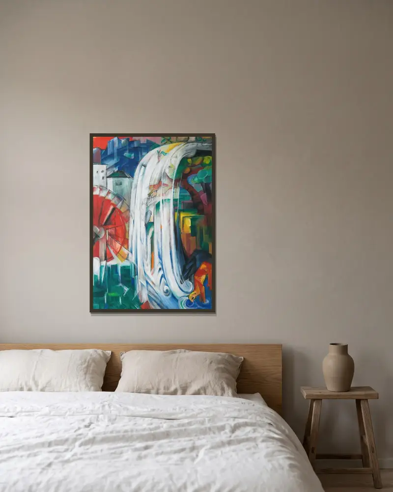 Začarovaný mlýn, Franz Marc v rámu na stěně