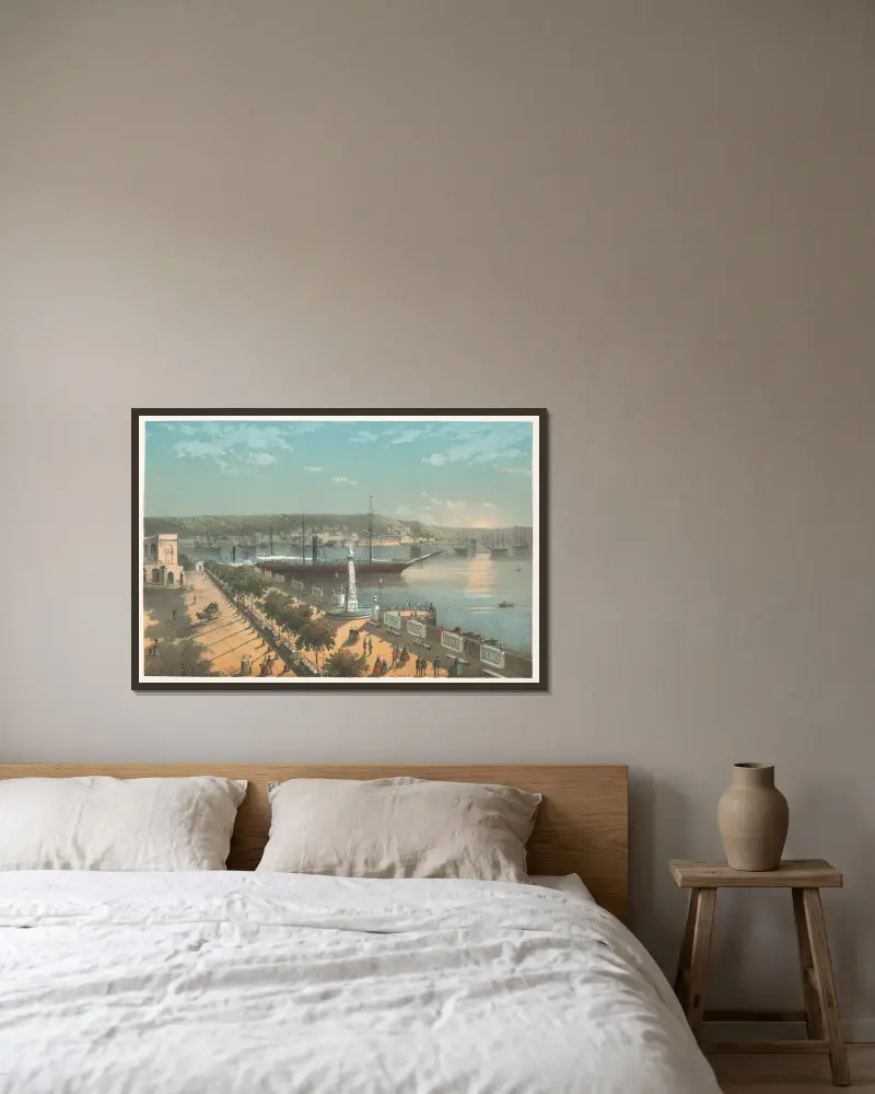 Alameda de Paula von Pierre Toussaint Frédéric Mialhe gerahmt an einer Wand