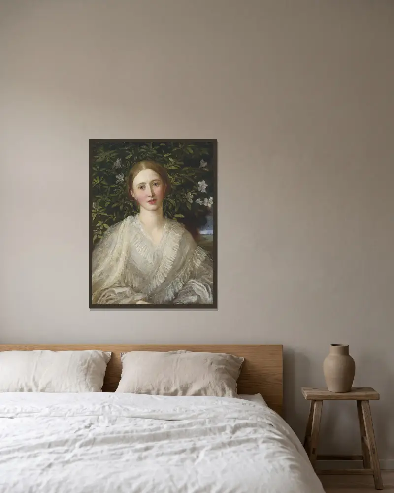 Helen Rose Huth von George Frederic Watts gerahmt an einer Wand