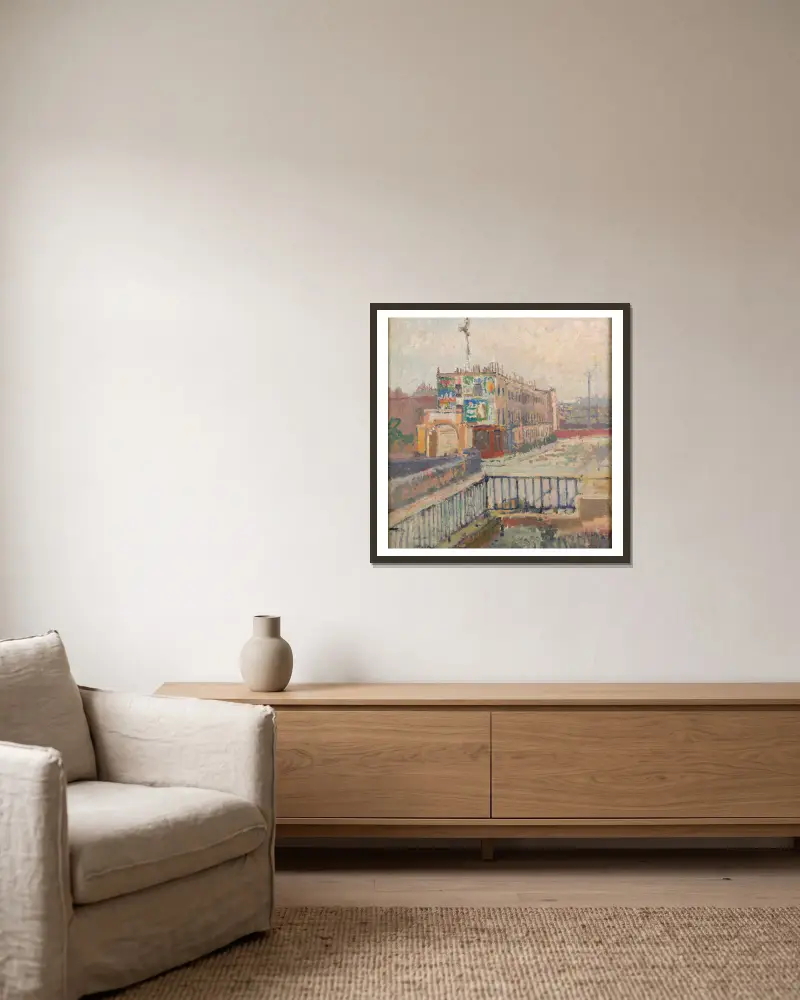 Hampstead Road, Camden Town, Spencer Frederick Gore w ramie na ścianie