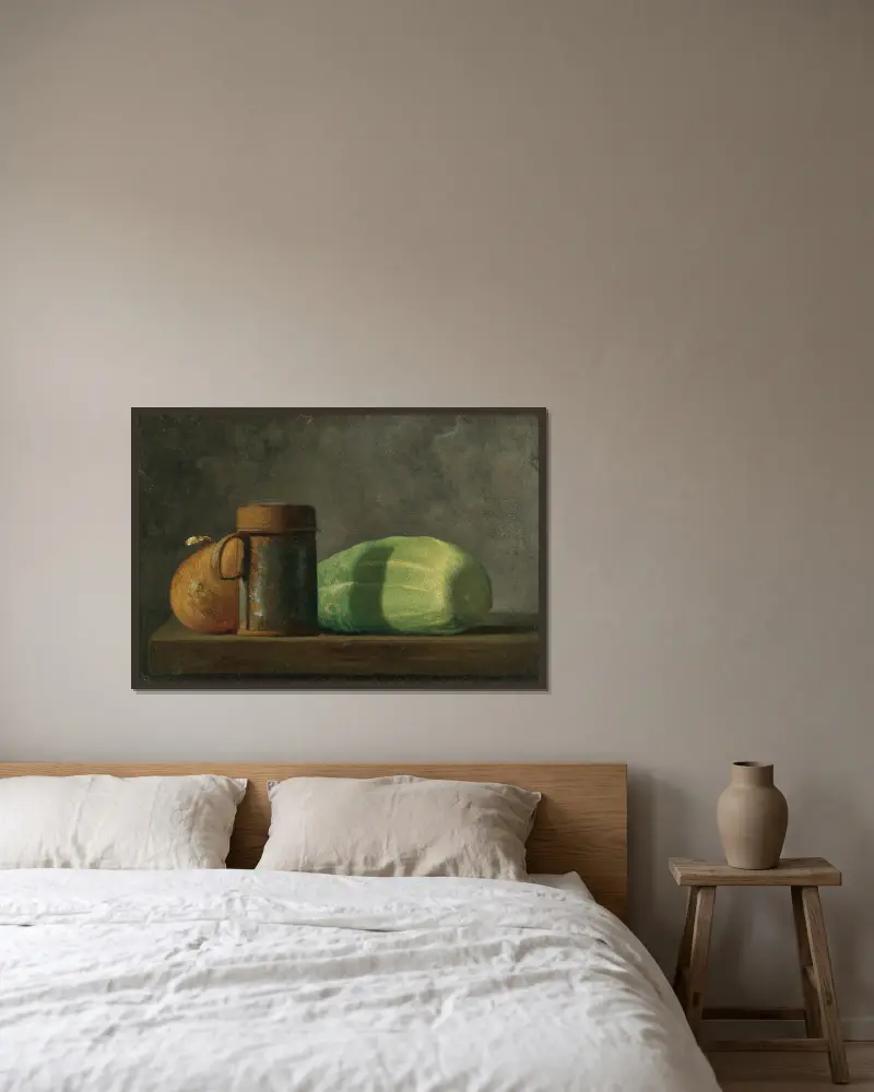 Cucumber av John Frederick Peto inramad på en vägg