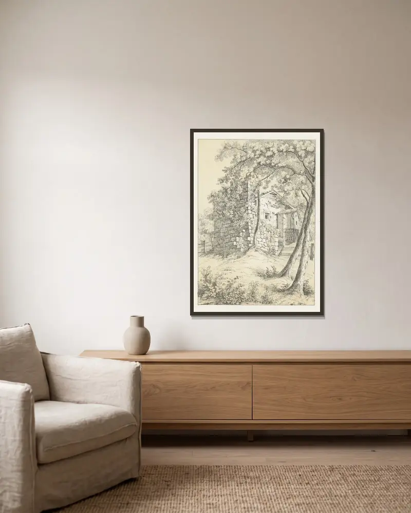 Isenring von Johann Friedrich Wagner gerahmt an einer Wand