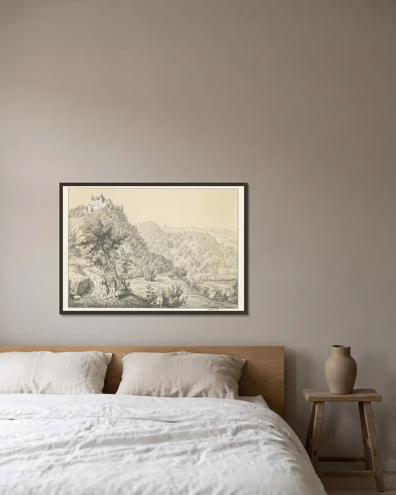 Wartenfels, Johann Friedrich Wagner w ramie na ścianie